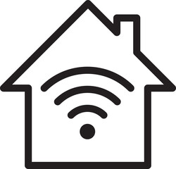 Fototapeta Wi Fi symbol signal connection. Vector wireless internet technology sign. Wifi network communication icon. obraz