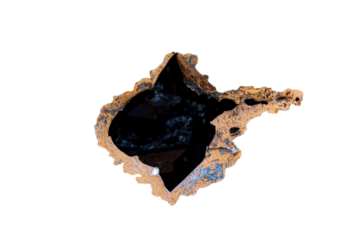 Bullet Hole on Metal Surface. Overlay Effect