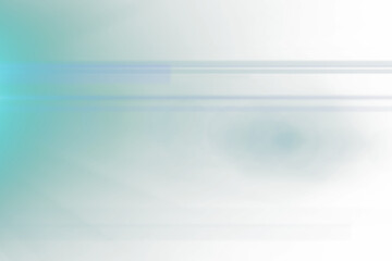 Isolated Anamorphic Lens Flare Overlay