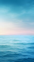 Fototapeta premium Ocean breeze soothing atmosphere clear blue sky phone wallpaper background, ai generated