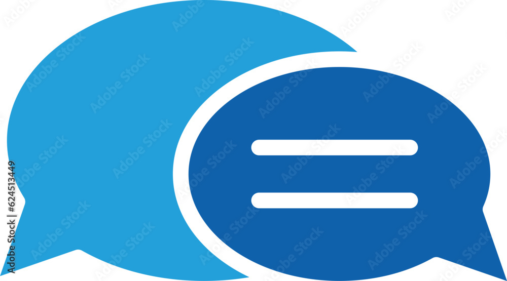 Aufkleber chat icon vector design element. talk bubble speech sign. dialogue balloon.