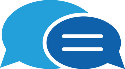 Chat icon vector design element. Talk bubble speech sign. Dialogue balloon.