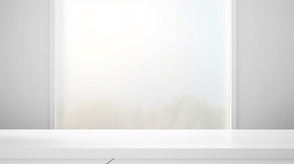 Obraz na płótnie Canvas empty room with window. Generative Ai. 