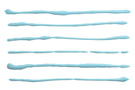 PNG Blue pastel ink color smear brush stroke stain line blot on transparent background. - Powered by Adobe