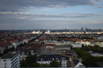 Naklejka na ściany i meble Panoramic view Berlin, Germany