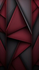 Maroon Background with Dark Gray Lines AI Generated