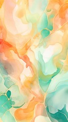 Abstract Watercolor Painting Wallpaper for iPhone AI Generated