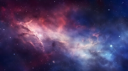 Naklejka na ściany i meble Colorful space galaxy cloud nebula. Stary night cosmos. Universe science astronomy. Supernova background wallpaper 