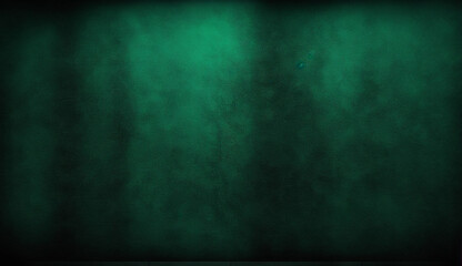 Dark Green Wall Textured Background