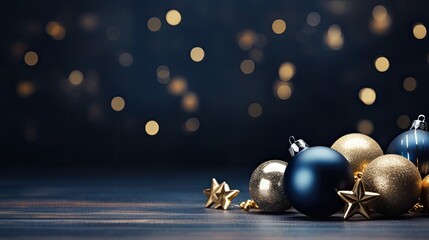 Christmas Holiday Background. Illustration AI Generative.