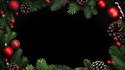 Fototapeta na wymiar Christmas Holiday Background. Illustration AI Generative.