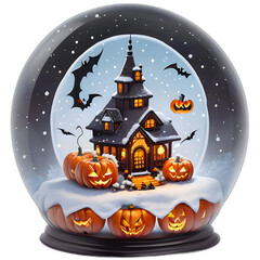 Halloween Snow Globe