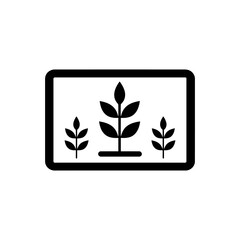 Plant monitor icon
