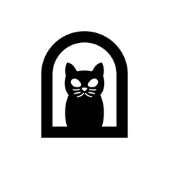 Cat/dog flap icon