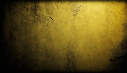 Dark Yellow Smooth Wall Textured Background
