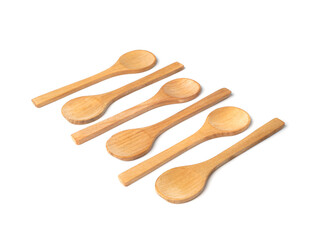 Wooden Spoon Isolated, New Wood Spoons, Small Ladle, Vintage Kitchen Accessory, Retro Wooden Spoons