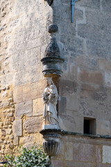 View on old streets and houses in ancient french town Arles, touristic destination Roman ruines, Bouches-du-Rhone