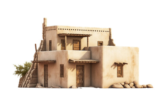 Adobe-style desert house

