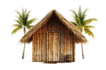 Bamboo beach hut