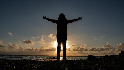 silhouette of a person