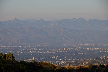 Sunset from the Santa Monica Mountains in Los Angeles