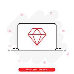 vector line icon set