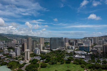 Fototapeta na wymiar Waikiki Landscape