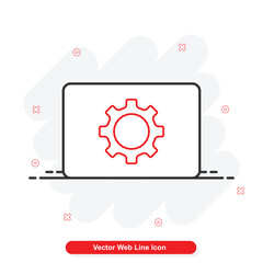 vector line icon set