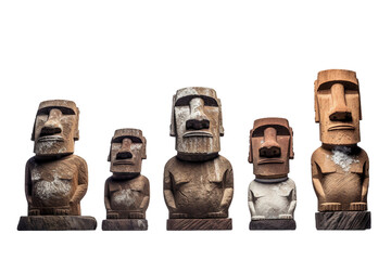 Easter Island Statues  - obrazy, fototapety, plakaty