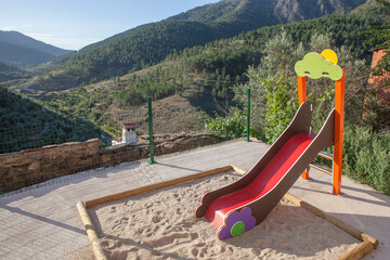 Rural mountain playground