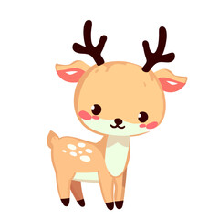 Deer, Cute Deer Graphic for Wildlife and Forest Concepts