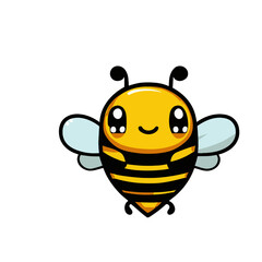 Bee, Friendly Bee Graphic for Nature and Garden Themes