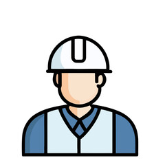 Vector of a Male Architect, Simple Vector Graphic for Architecture and Design Concepts