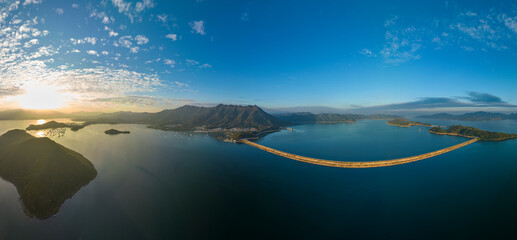 Plover Cove Reservoir and  Pat Sin Leng