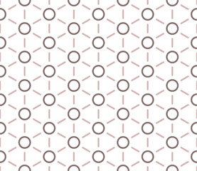 Seamless geometric pattern with a modern and simple style