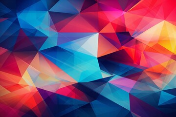 Fototapeta premium Vibrant and Playful Abstract Shapes Unveiled, Generative AI