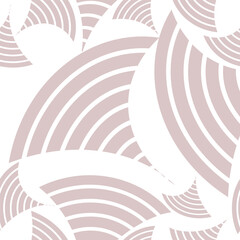 Fototapeta na wymiar Striped powder-colored figures in a pattern.