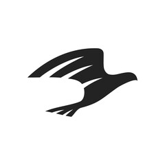 falcon logo template. Icon Illustration Brand Identity. Isolated and flat illustration. Vector graphic