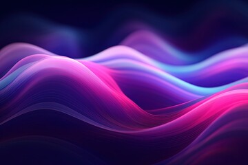 Obraz premium abstract futuristic background with pink blue glowing neon moving high speed wave lines and bokeh lights. Data transfer concept Fantastic wallpaper