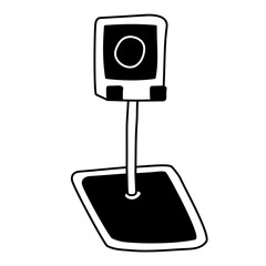 smartphone stand doodle