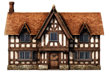Fototapeta Tudor-style English cottage obraz