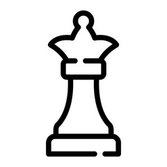 Obraz premium chess Line Icon