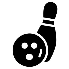 bowling Solid icon