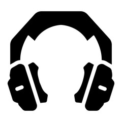 headset Solid icon © Barudak Lier