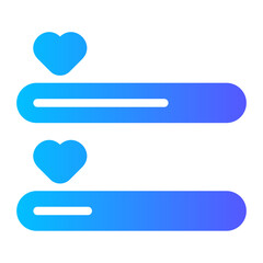 Obraz premium life Gradient icon