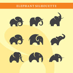 elephant logo vector collections