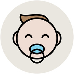 Baby Flat Vector Icons