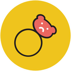 Baby Accessories Flat Icons Collection

