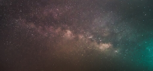 Fototapeta premium milky way in dark sky