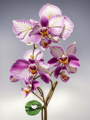 Artistic composition of the orchid in a new dimension.